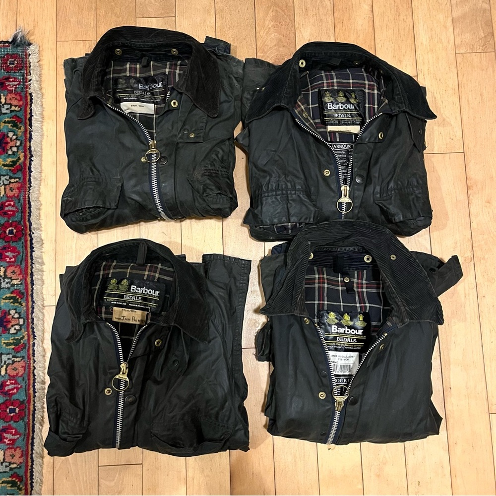 4 Barbour Bedale bundle/lot